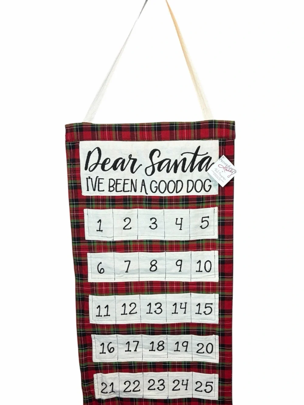 Advent Calendar for Dogs Dear Santa I've Been Good Primitives by Cathy Chapman